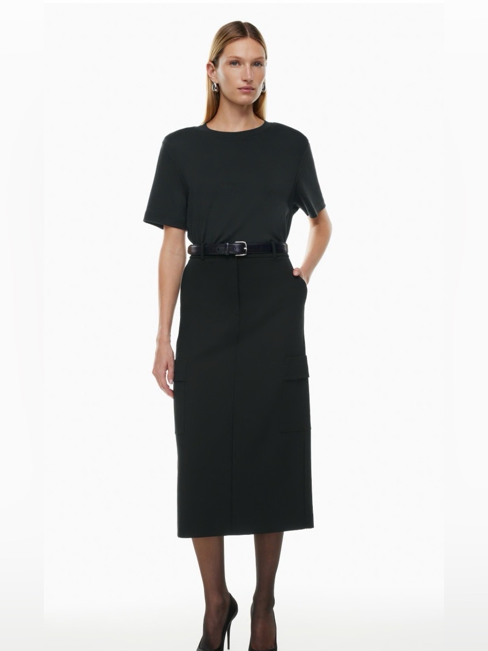 Aritzia Babaton Observer Cargo Skirt Size 6